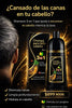 Shampoo Natural 3 en 1 con Jengibre para Disimular Canas al Instante